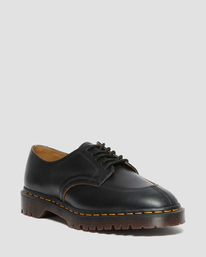 Dr Martens Oxfords Herre Svart 2046 Vintage Smooth Læder 8796JQIUA